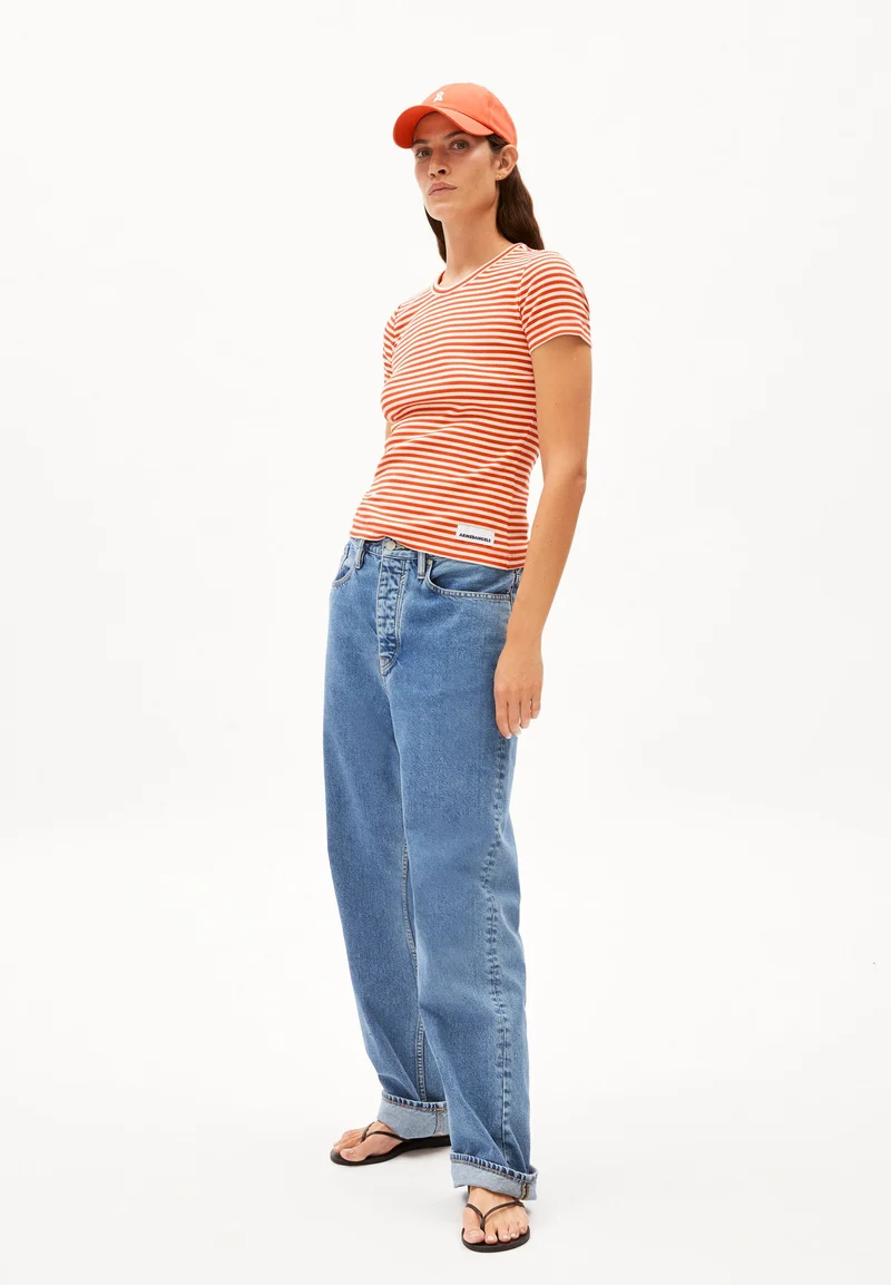 KARDAA STRIPES | poppy red-oatmilk