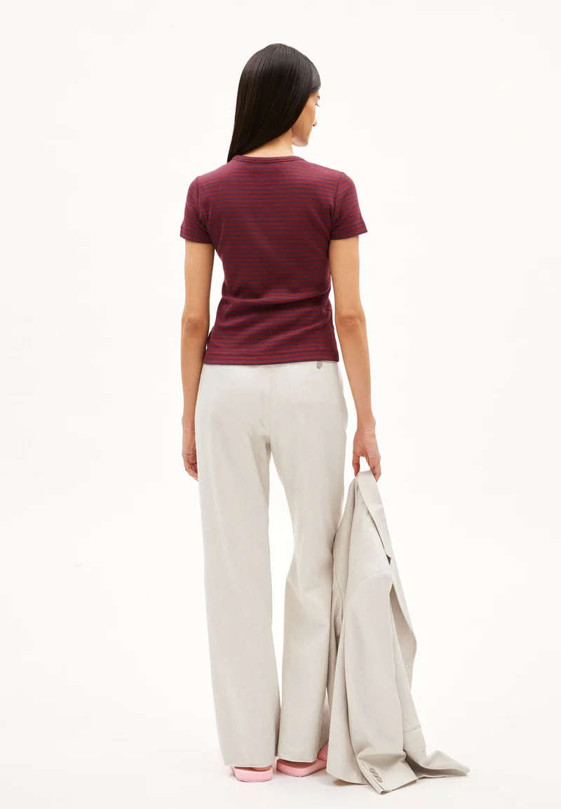 KARDAA STRIPES | blue ash-dark crimson