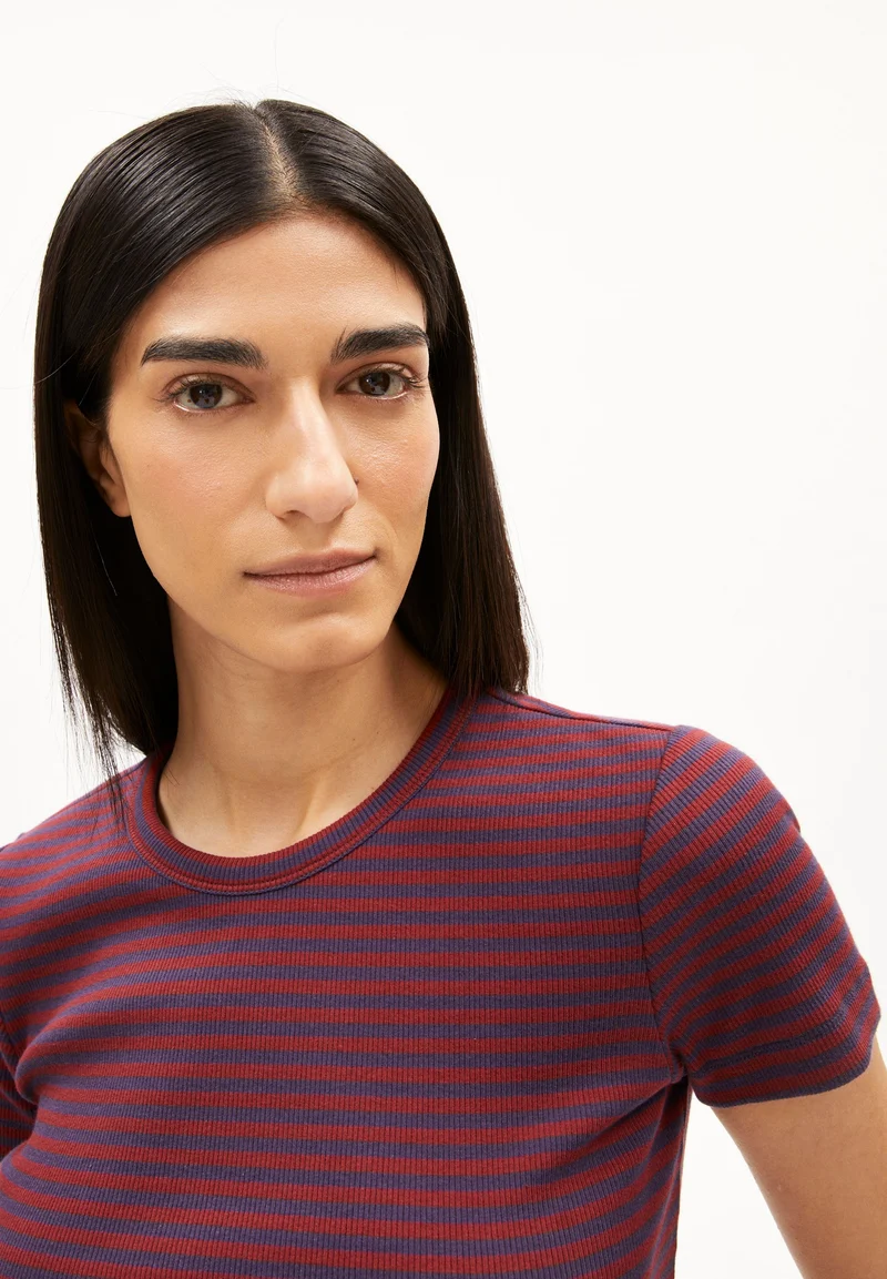 KARDAA STRIPES | blue ash-dark crimson