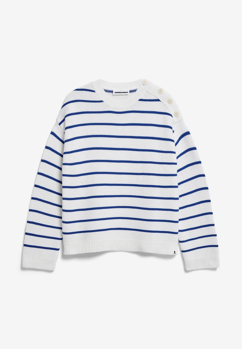 LAVINAAS STRIPED | off white-dynamo blue