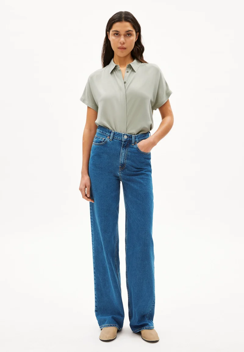LARISAANA BLUSE | seagreen