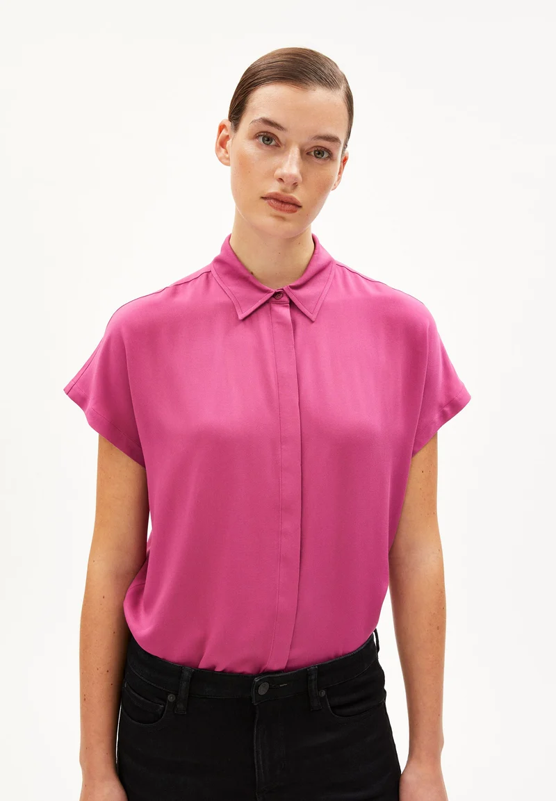 LARISAANA BLUSE | crushed berry
