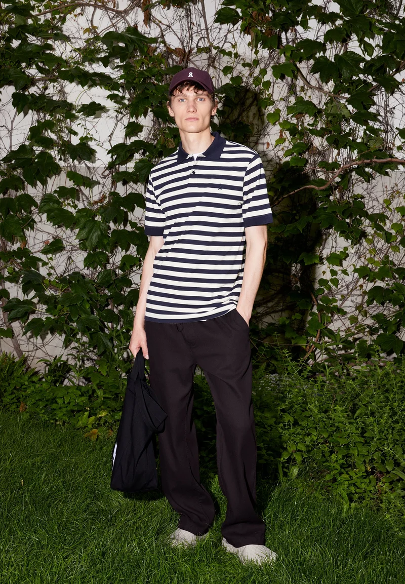 FIBRAAS STRIPES | night sky - oatmilk