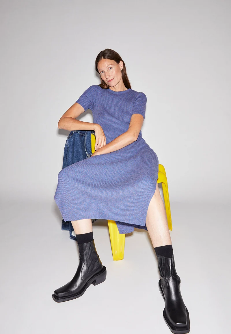ELAINAAS | dynamo blue-undyed