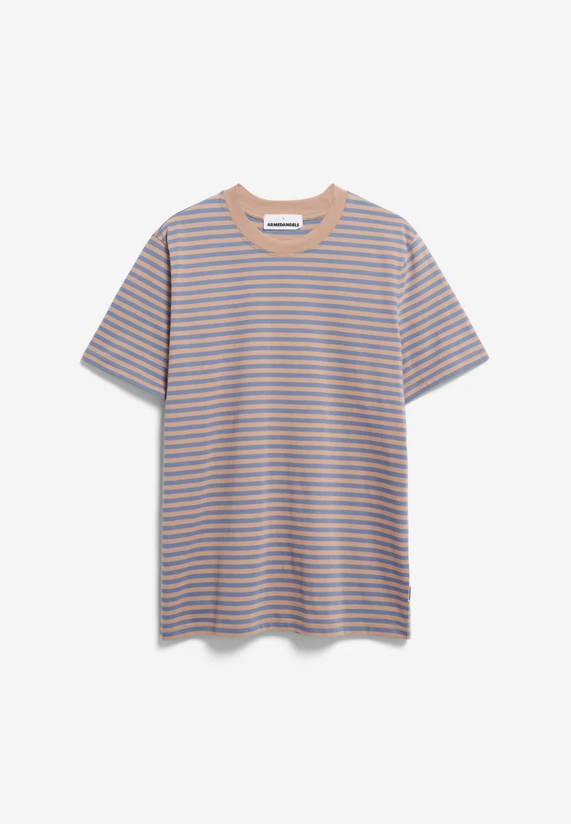 MAARKOS STRIPES | cinnamon dust-blue stone
