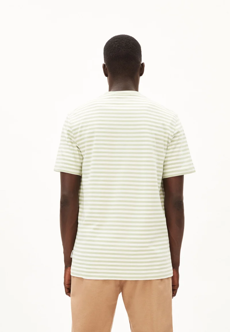 MAARKOS STRIPES | oatmilk-light matcha