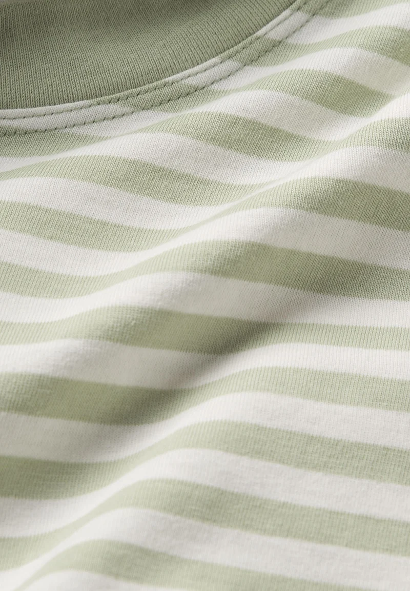 MAARKOS STRIPES | oatmilk-light matcha
