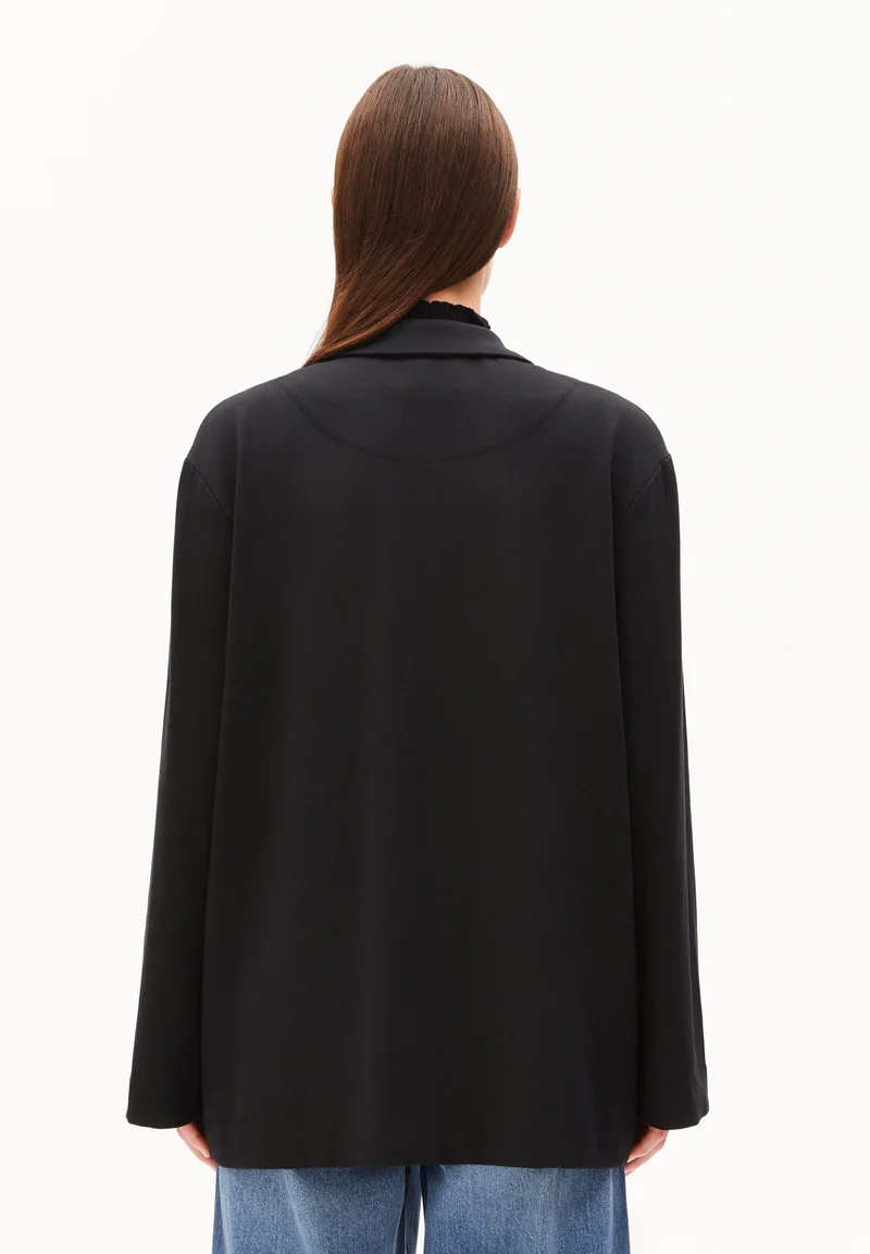MARIAA FERNANDAA JERSEY BLAZER | black