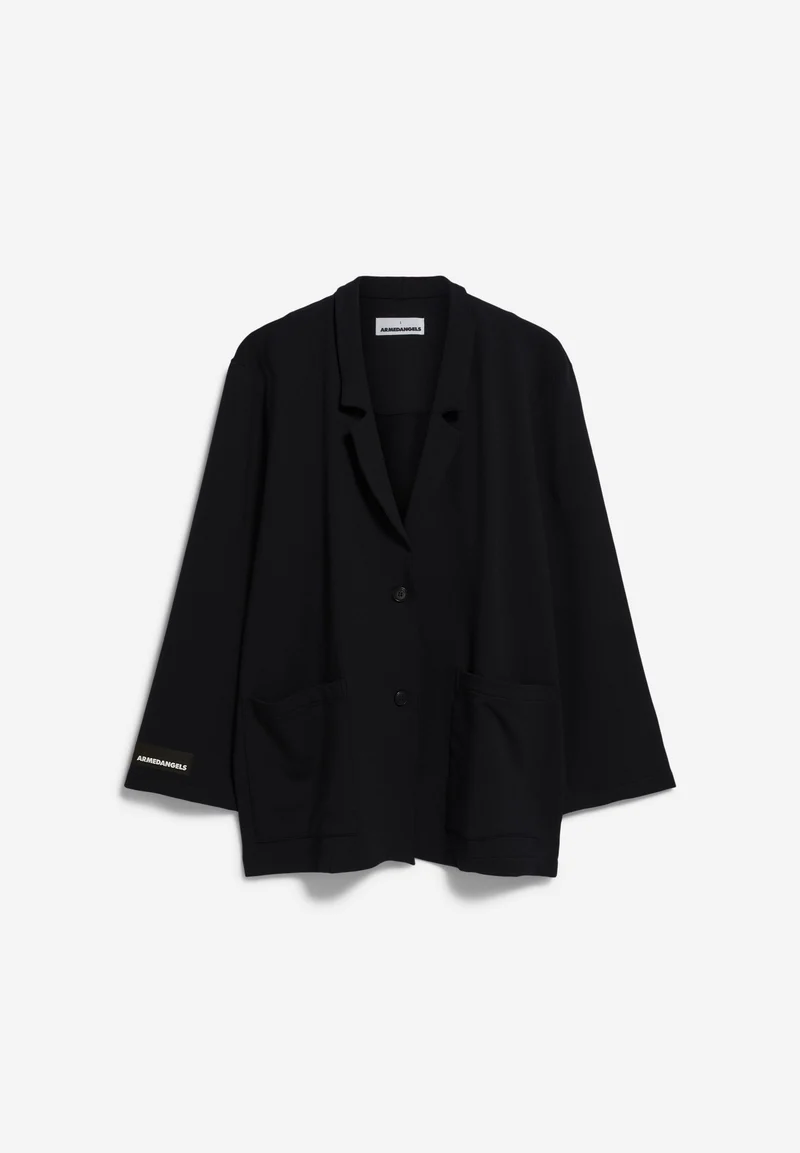 MARIAA FERNANDAA JERSEY BLAZER | black