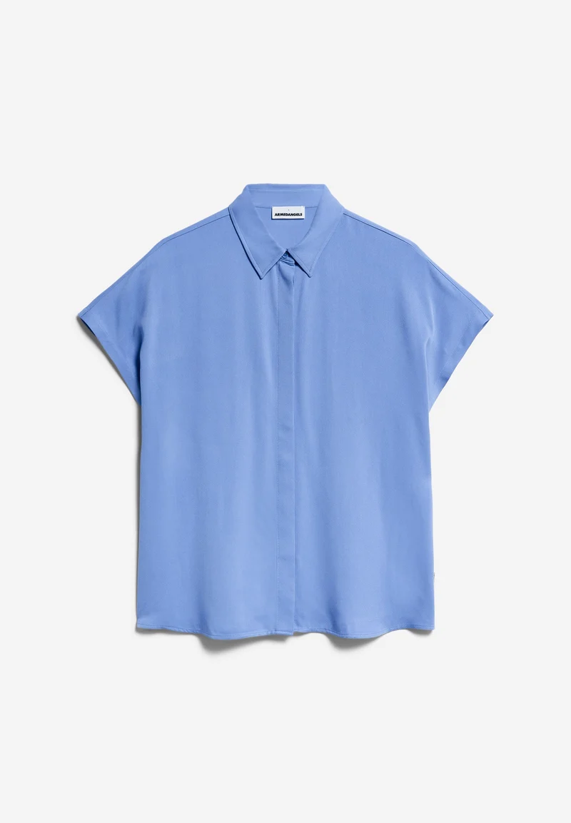 LARISAANA BLUSE | blue bloom