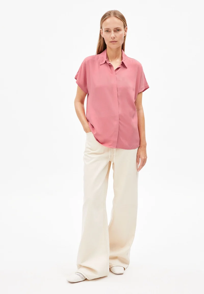 LARISAANA BLUSE | dark peony