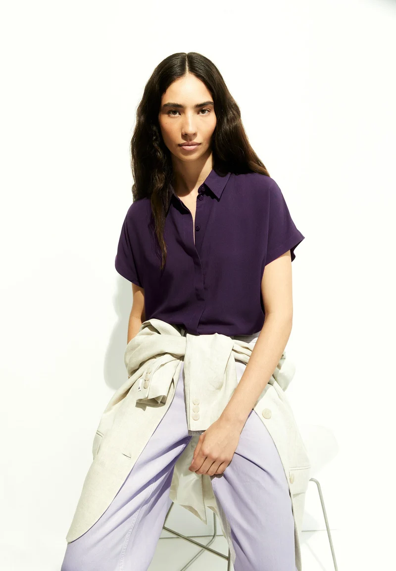 LARISAANA BLUSE | vivid violet