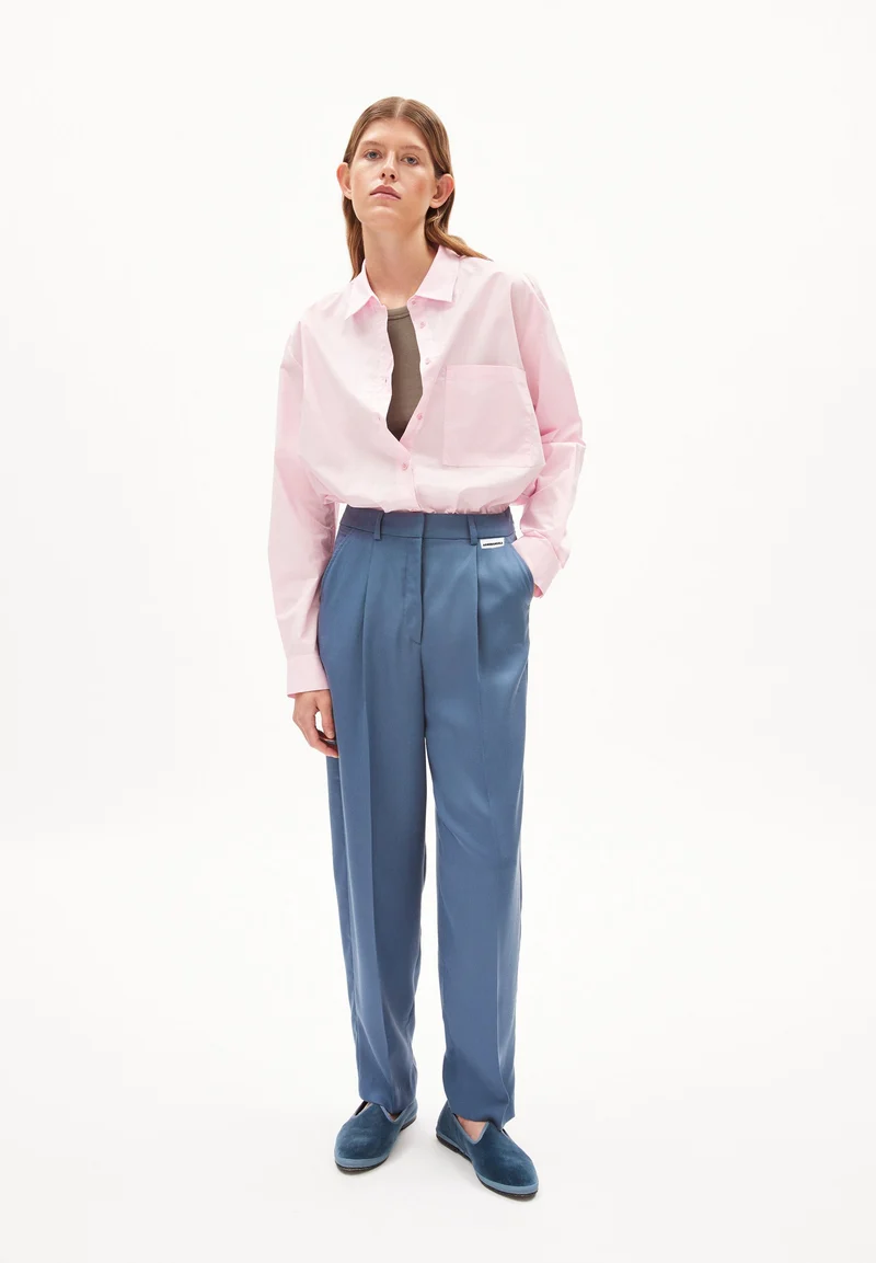 SANDRINAA TAPERED HOSE | iron blue
