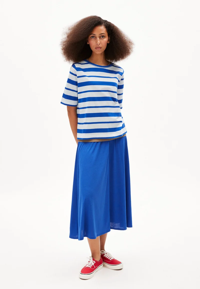 FINIAA BLOCK STRIPES | dynamo blue-oatmilk