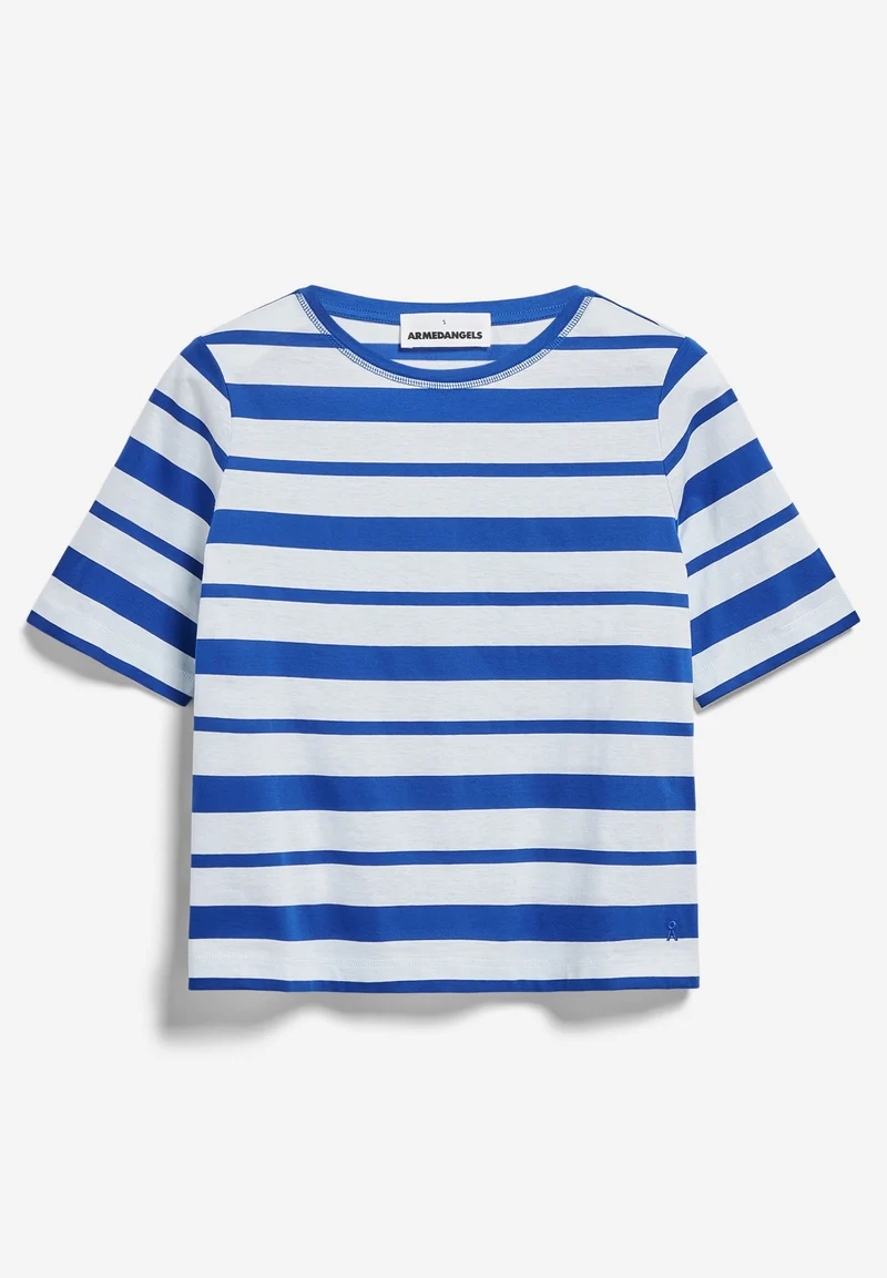 FINIAA BLOCK STRIPES | dynamo blue-oatmilk