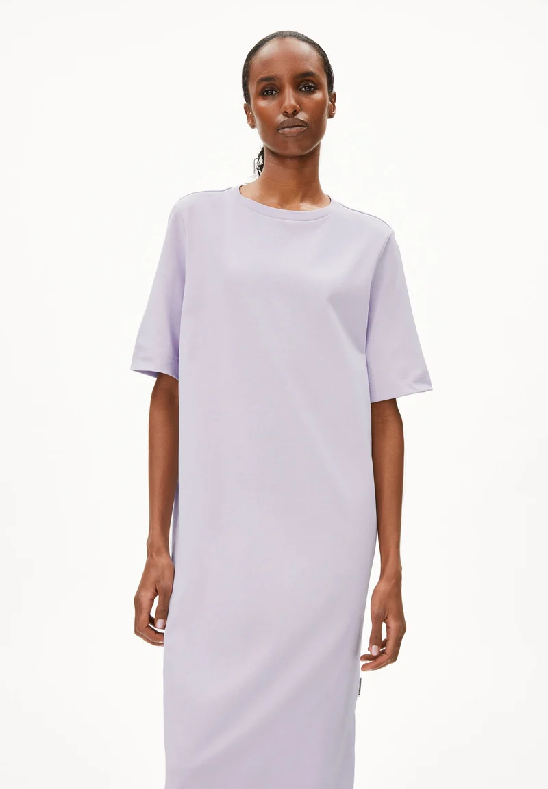 XELINAA JERSEY-MIDI-KLEID | soft lilac