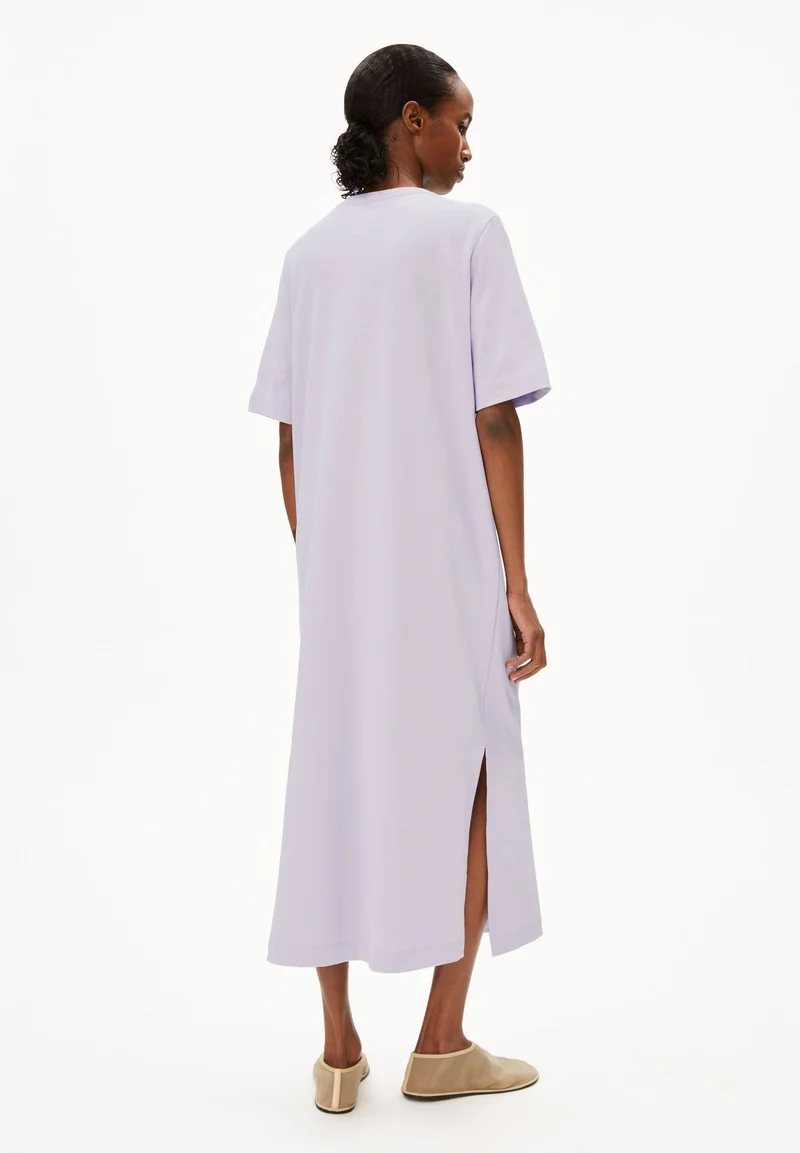 XELINAA JERSEY-MIDI-KLEID | soft lilac