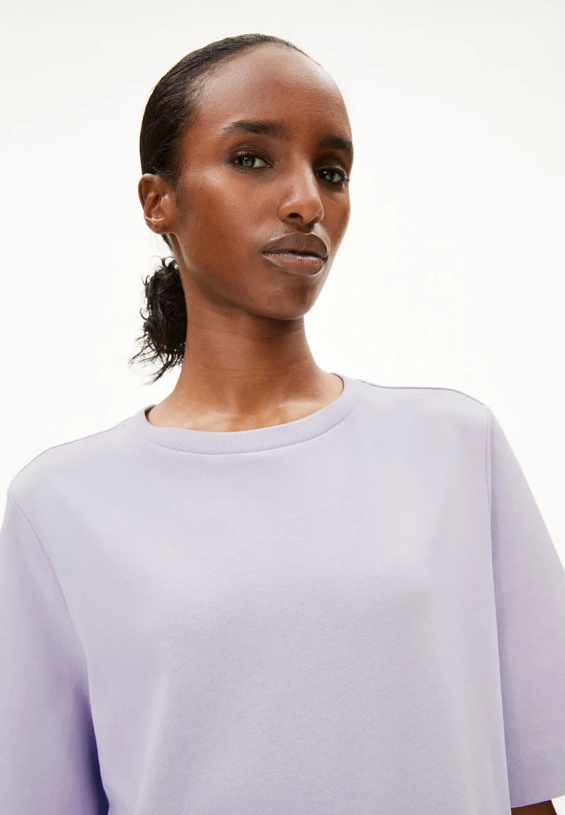 XELINAA JERSEY-MIDI-KLEID | soft lilac