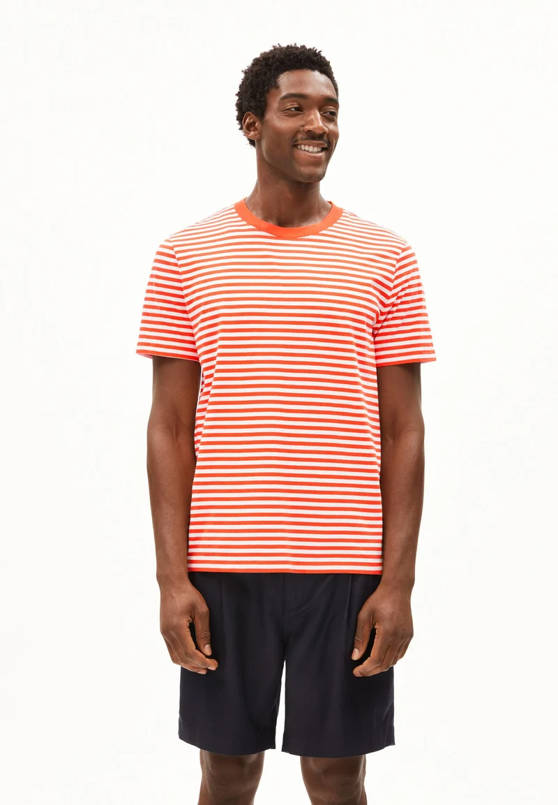 MAARKOS STRIPES | sunset orange-light oatmilk