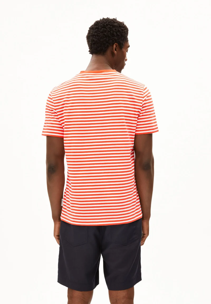 MAARKOS STRIPES | sunset orange-light oatmilk