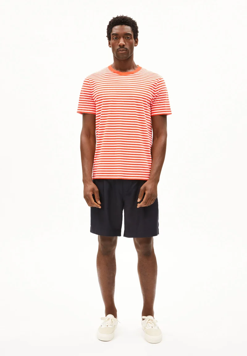 MAARKOS STRIPES | sunset orange-light oatmilk