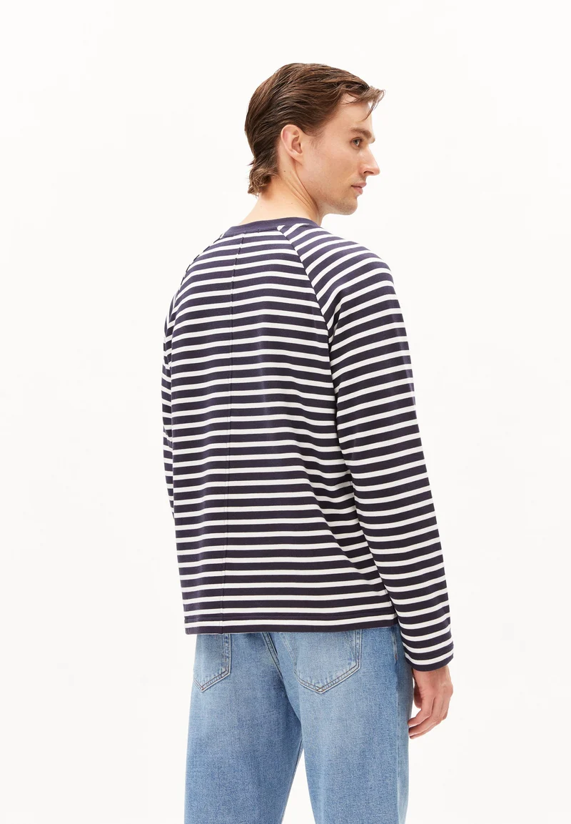 BAARN STRIPES | oatmilk-night sky