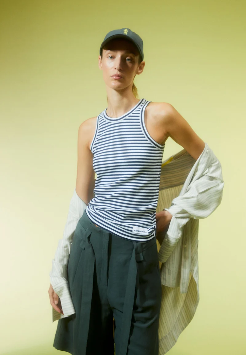 KANITAA STRIPES | night sky-white