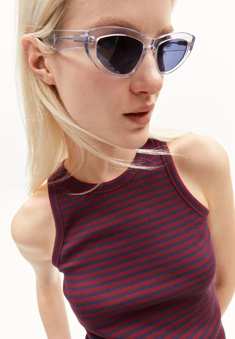 KANITAA STRIPES | blue ash-dark crimson