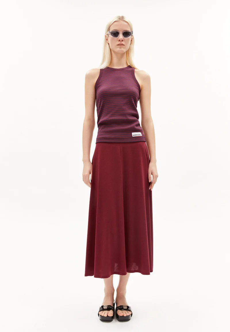 KANITAA STRIPES | blue ash-dark crimson