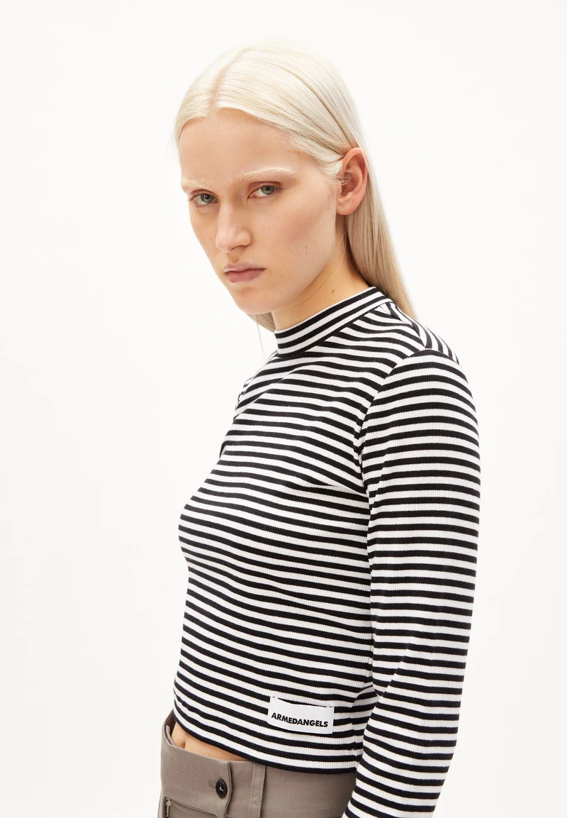 SALMARAA STRIPES | black-white