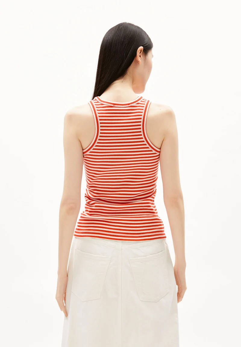 KANITAA STRIPES | poppy red-oatmilk