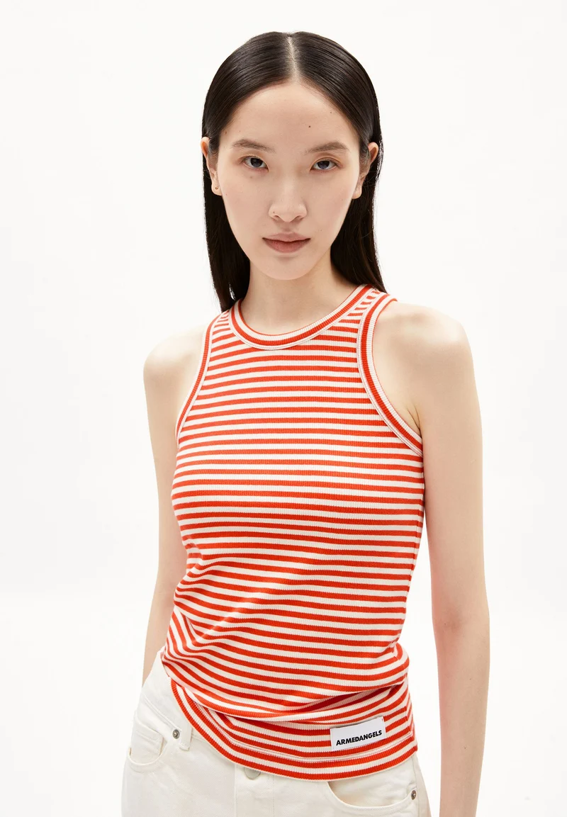 KANITAA STRIPES | poppy red-oatmilk