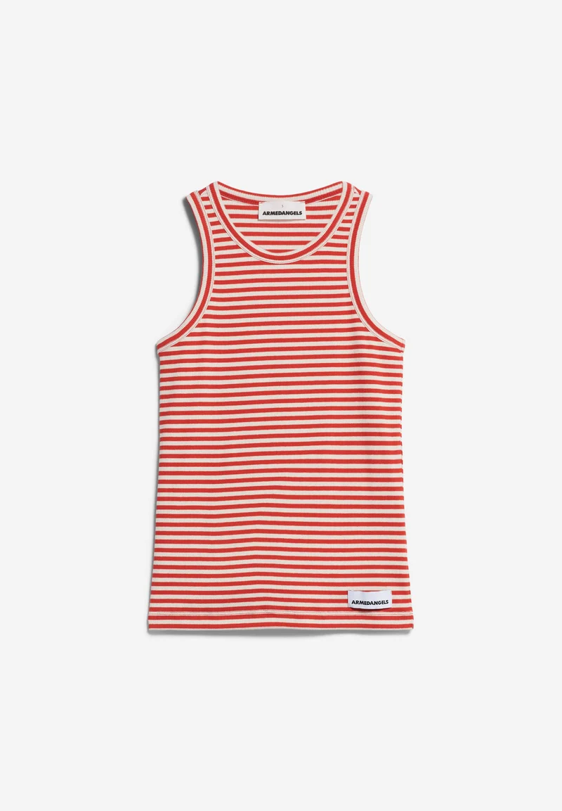 KANITAA STRIPES | poppy red-oatmilk