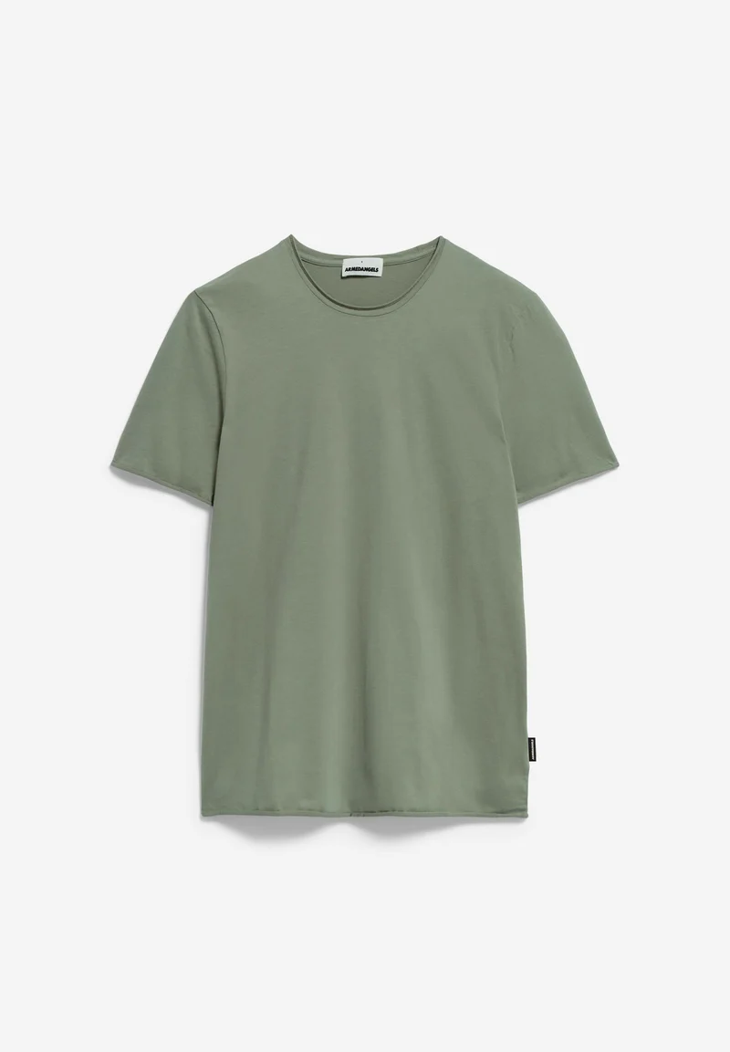 JAAMES BRUSHED T-SHIRT | grey green