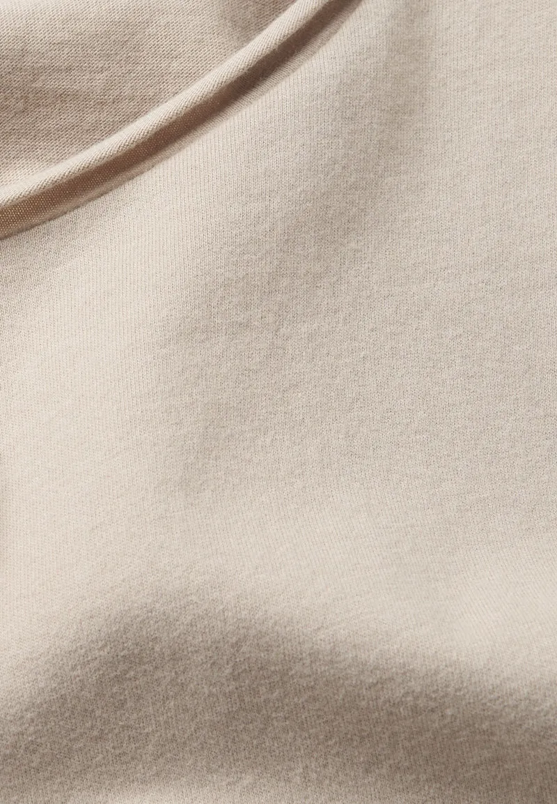 JAAMES BRUSHED T-SHIRT | sandstone