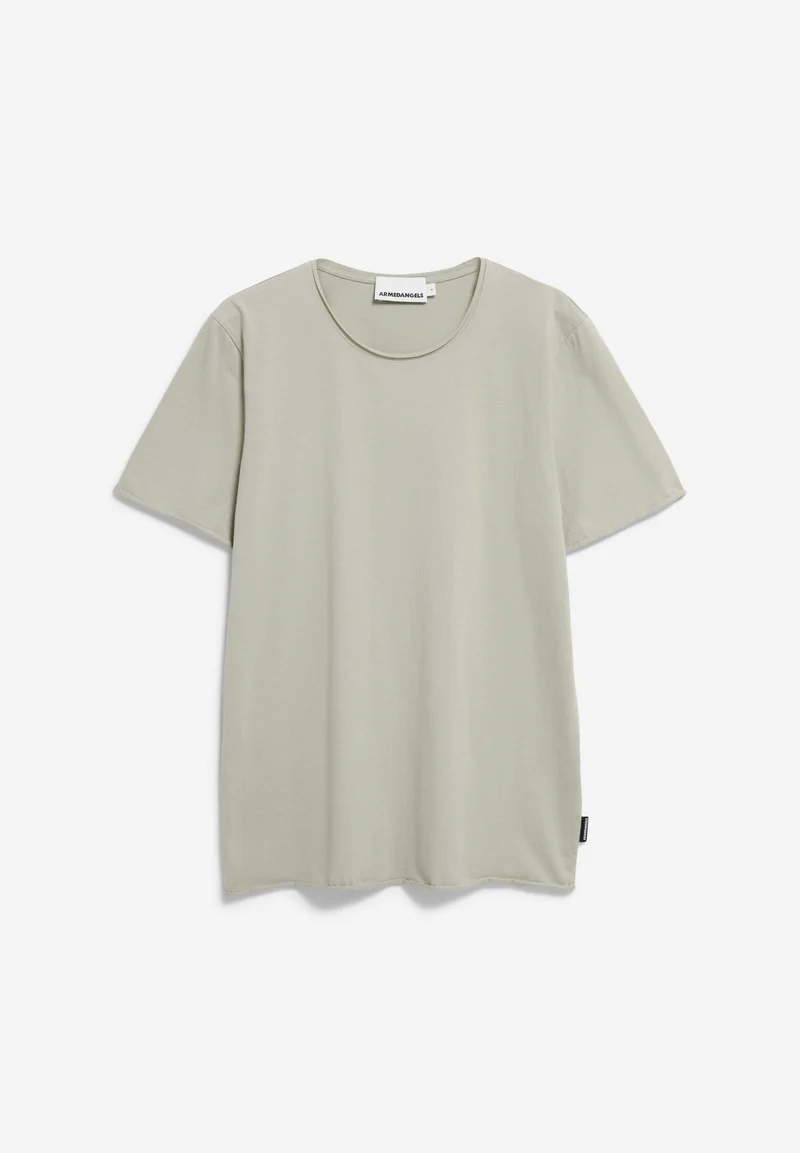 JAAMES BRUSHED T-SHIRT | seagreen