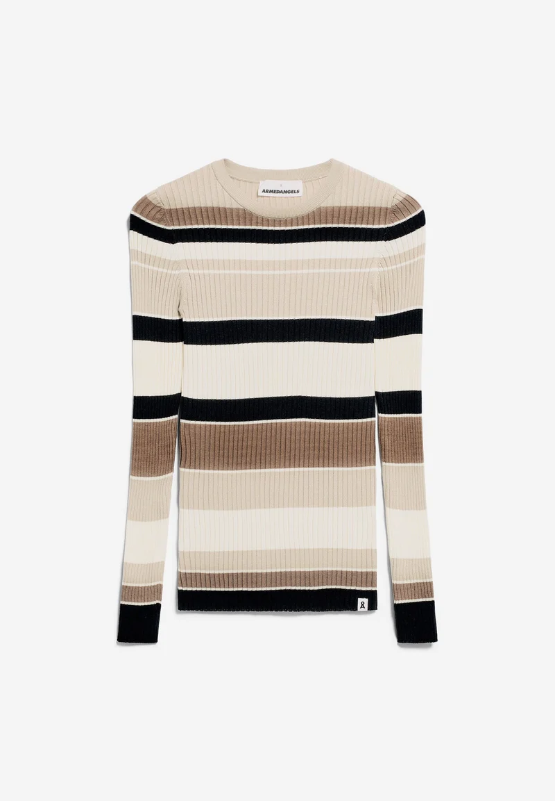 ALAANIA COLLEGE STRIPE | sandstone