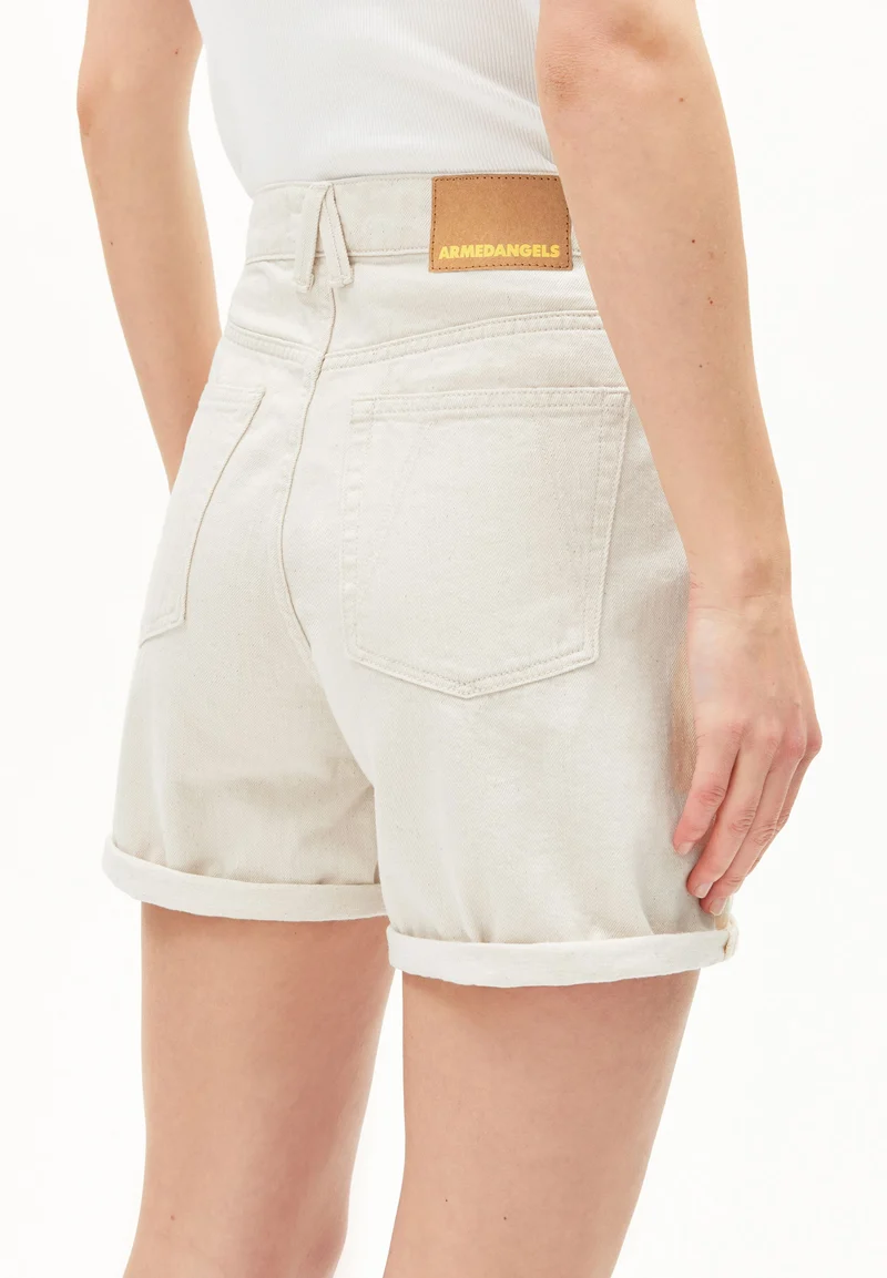 SHEAARI HIGH WAIST JEANS-SHORTS | undyed