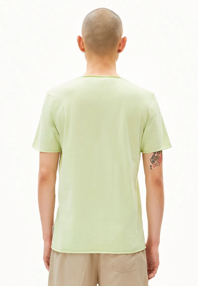 JAAMES BRUSHED T-SHIRT | green ash