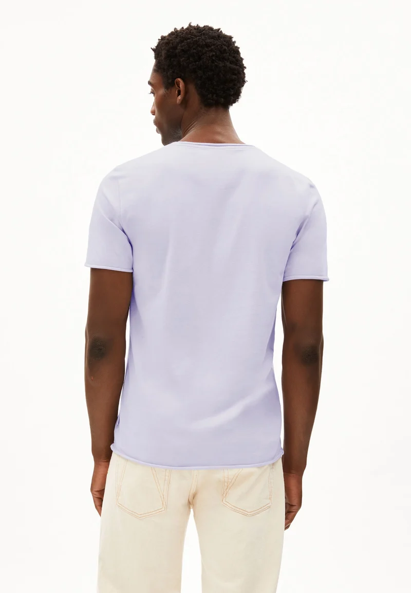 JAAMES BRUSHED T-SHIRT | soft lilac