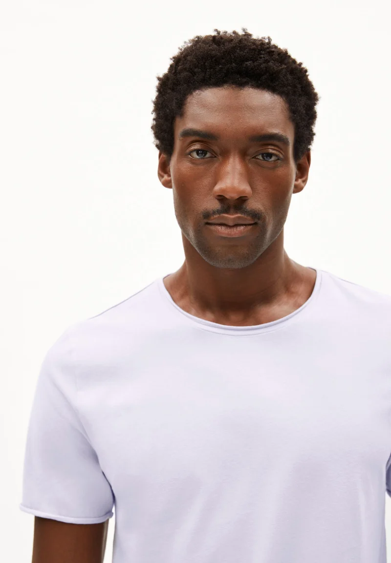 JAAMES BRUSHED T-SHIRT | soft lilac