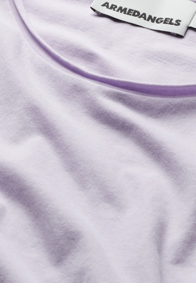 JAAMES BRUSHED T-SHIRT | soft lilac