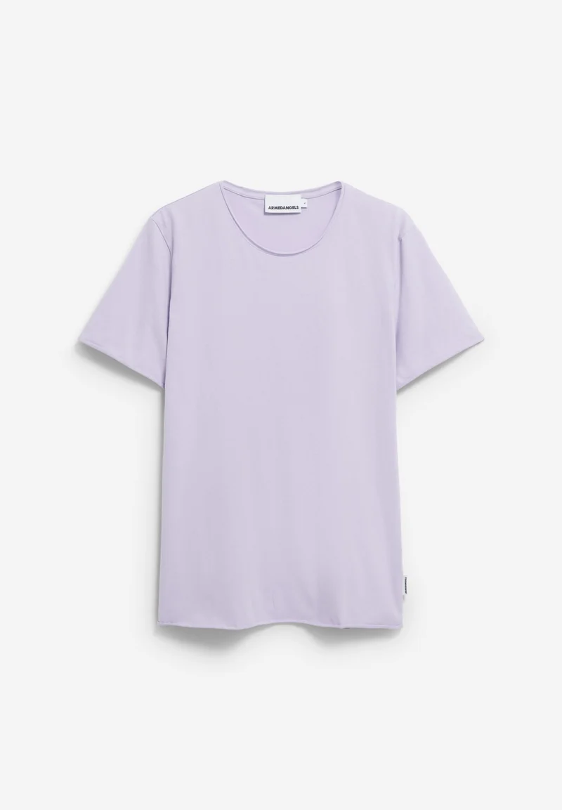 JAAMES BRUSHED T-SHIRT | soft lilac