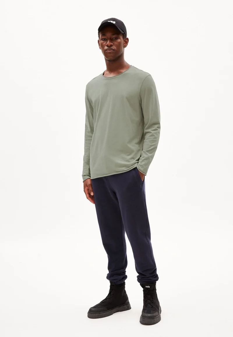 MAARKOS LS BRUSHED | grey green