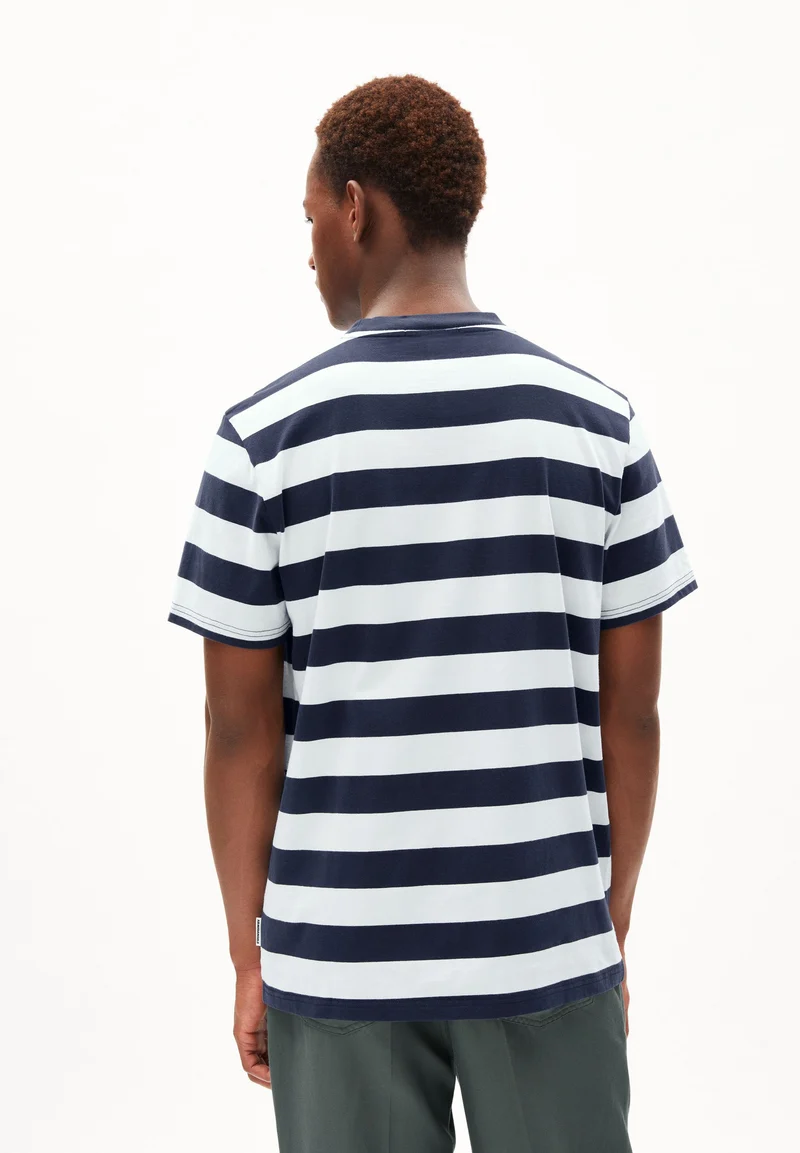 BAHAAR STRIPES | night sky-white