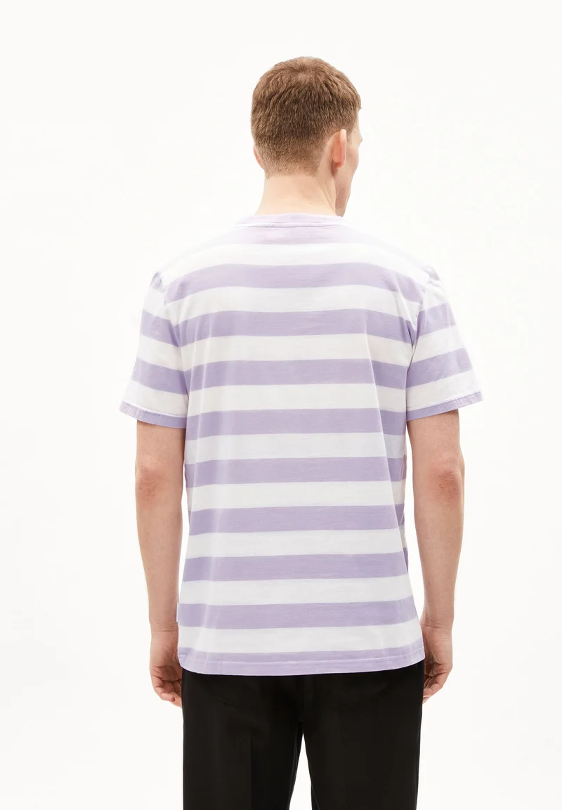 BAHAAR STRIPES | lavender light-white