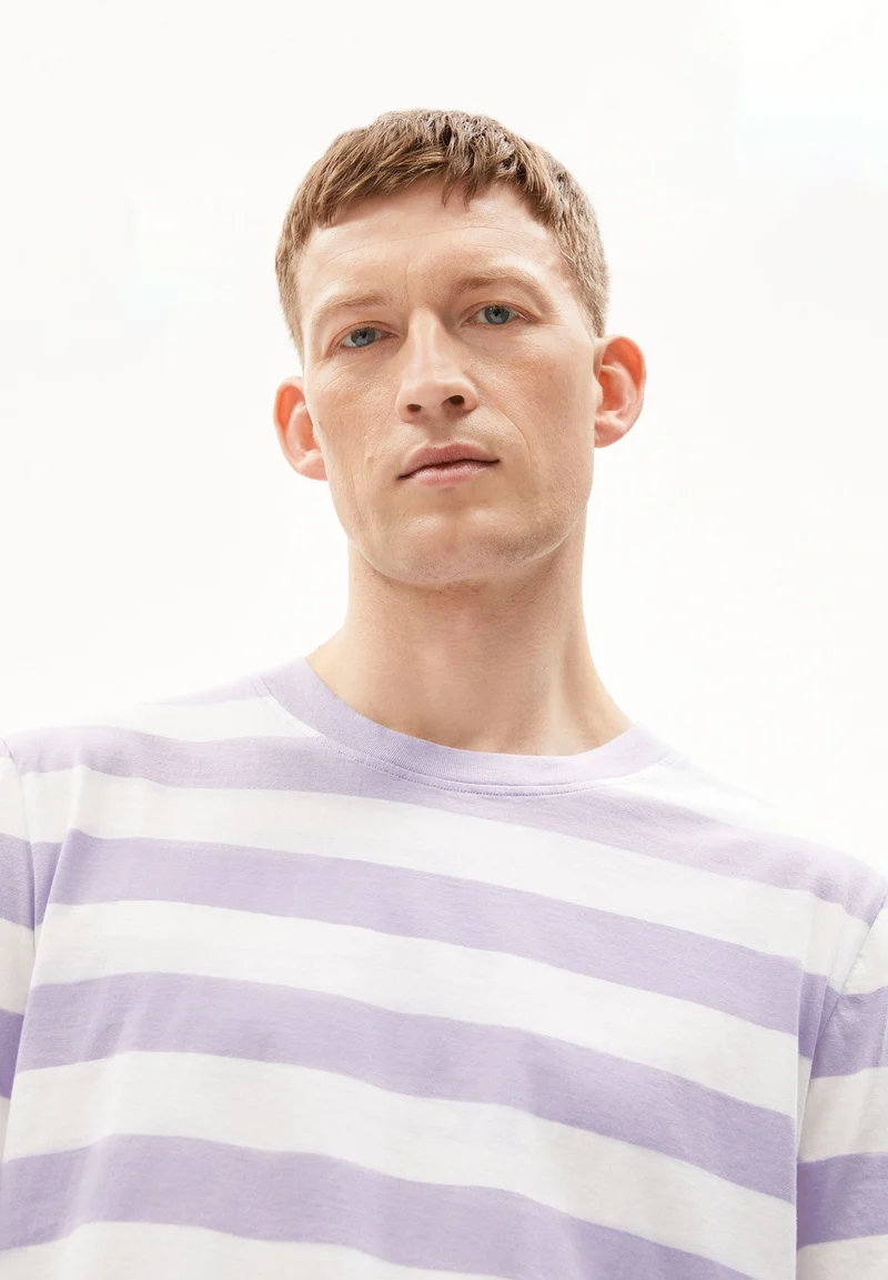 BAHAAR STRIPES | lavender light-white