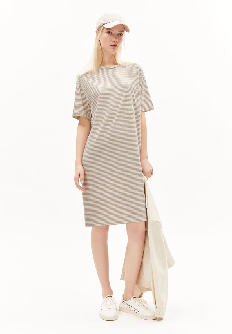 CHAARA LOVELY STRIPES | sand stone-oatmilk