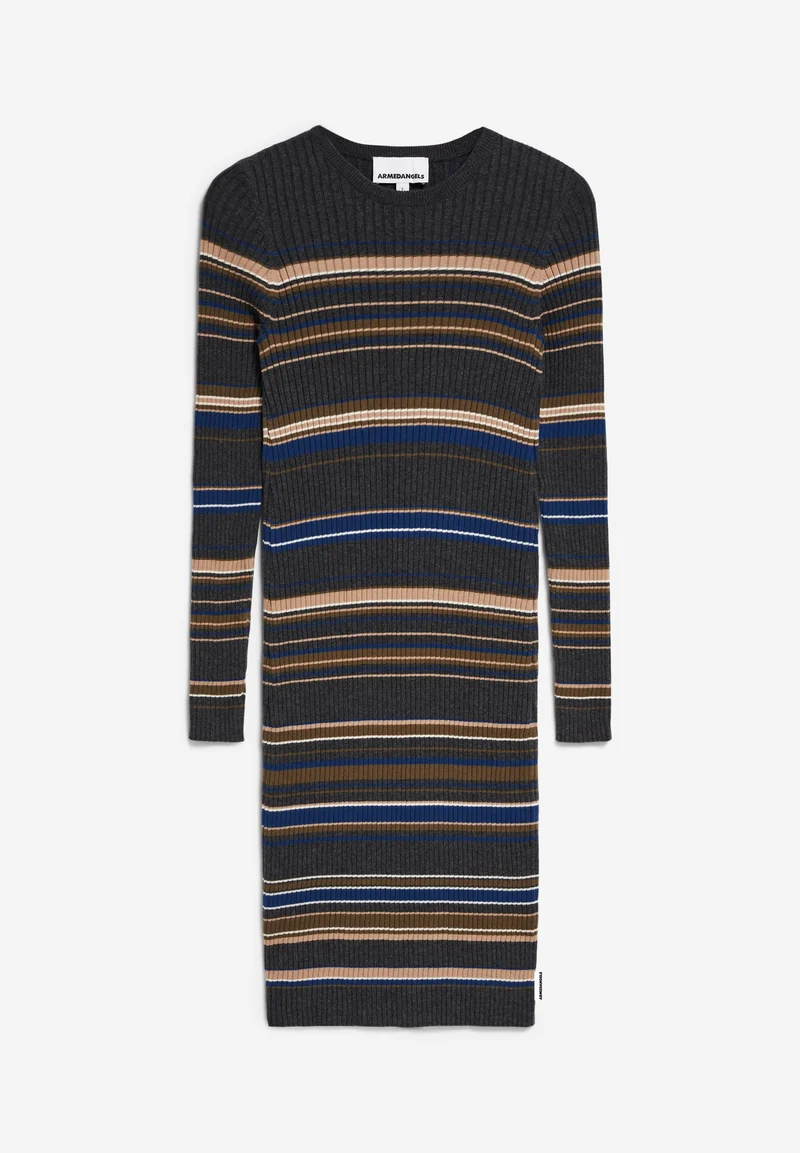 LIAA RN STRIPES | steel melange-faded indigo