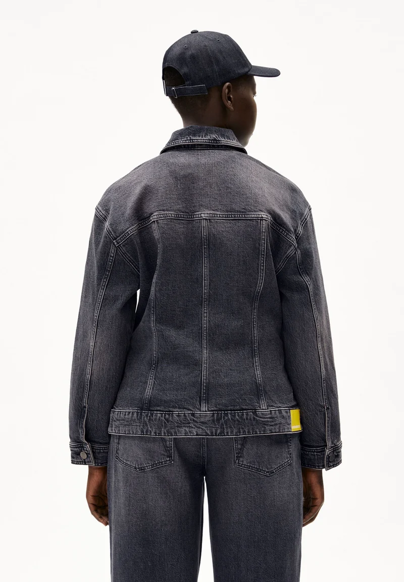 YENAAS DENIM INDIGO KAPPE | washed obsidian